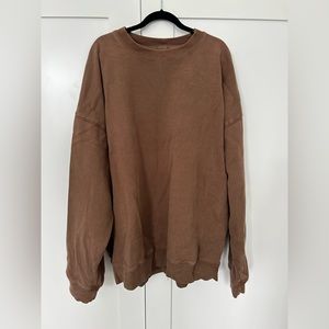 brandy melville erica oversized crewneck sweatshirt